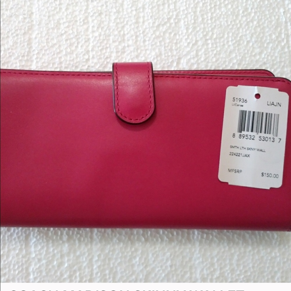 NWT COACH Madison Skinny Wallet